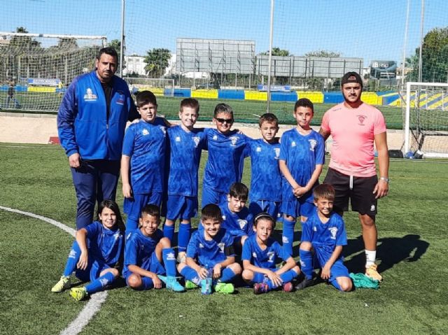 C.D. Juvenia, E.F.B. Pinatar, Los Belones C.F., A.D. Franciscanos y E.F.B. San Ginés 82, líderes en benjamines 'A' de la Liga Comarcal de Fútbol Base