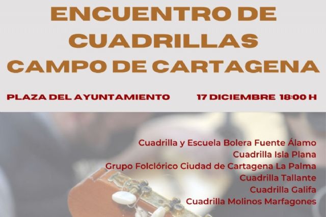 Las cuadrillas de Cartagena realizan su tradicional encuentro en la Plaza del Ayuntamiento