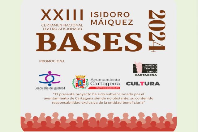 Abierto el plazo para participar en el XXIII Certamen Nacional de Teatro Aficionado ´Isidoro Máiquez´