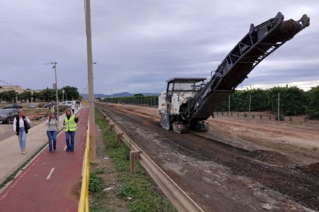 Comienzan las obras para arreglar el tramo urbano de la RM-F15