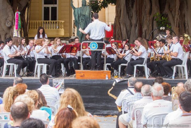 La Agrupación Musical Sauces celebra la patrona de la música con varios conciertos en Cartagena