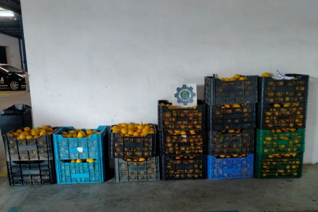 Policía Local identifica a dos vendedores ambulantes sin licencia con 480 kilos de naranjas de dudosa procedencia