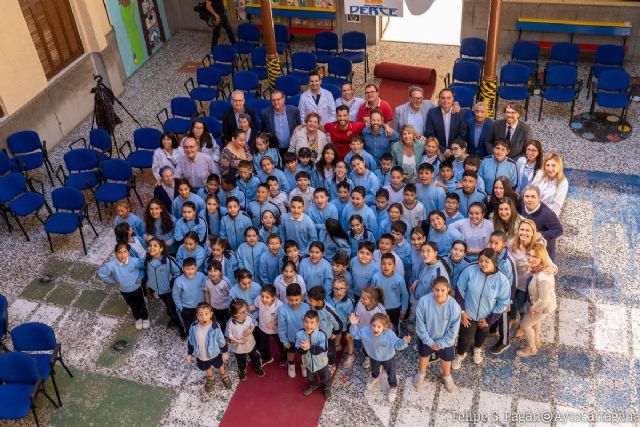 El Jimbee Cartagena apadrina al colegio del Patronato para acercar los valores del deporte a la comunidad educativa