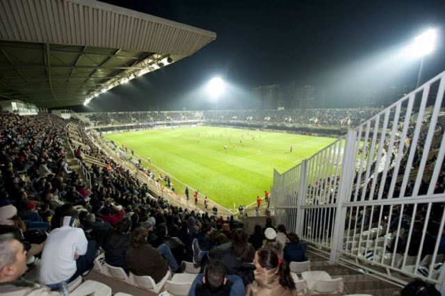 El Estadio Cartagonova se protegerá de las inundaciones con la construcción de un 'patio inglés' en su fachada oeste