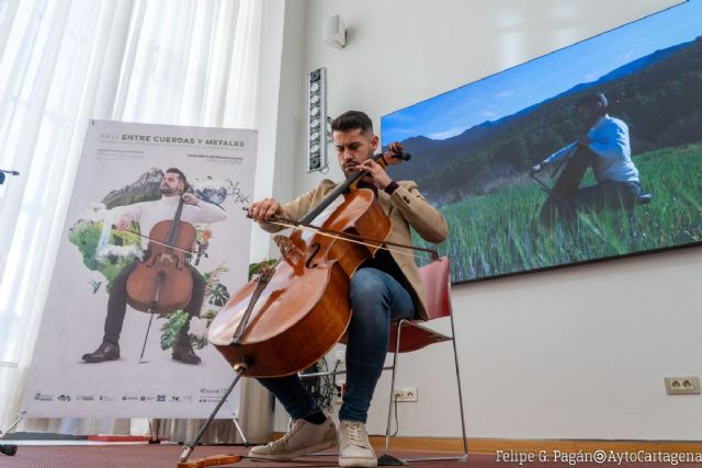 El violonchelista Miguel Ángel Ros protagoniza el Concierto Extraordinario de Entre Cuerdas y Metales