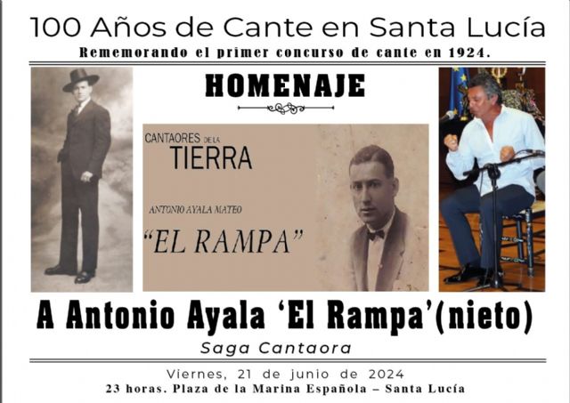 Santa Lucía conmemorará el centenario de su concurso de cante flamenco con un homenaje al legendario “El Rampa”