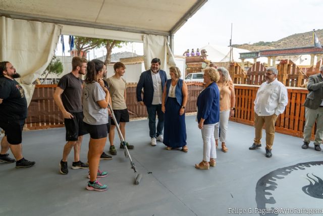 El Molino de la Ermita del Molinete estrena este viernes la nueva iluminación en el inicio de Carthagineses y Romanos