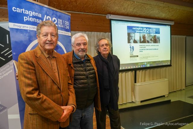 Sami Naïr, Francisco Jarauta y Javier de Lucas presentaron en Cartagena Piensa su libro ´La amistad como una de las bellas artes´