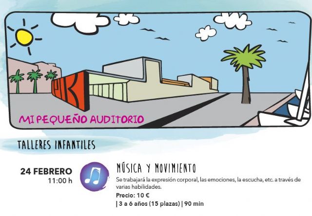 Vuelven los talleres infantiles de Mi pequeño auditorio a El Batel