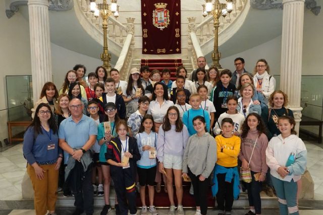 Alumnos de Primaria de Canarias, Lugo y Badajoz visitan Cartagena