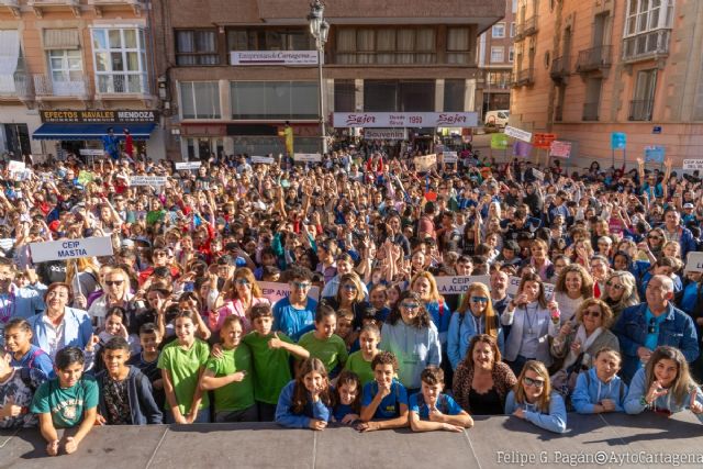 1.500 escolares celebran en Cartagena el Día Mundial de los Derechos de la Infancia