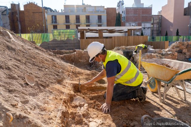 Comienza la excavación para poner en valor la Domus del Peristilo en el Molinete