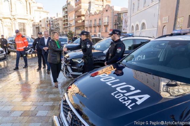 Policía Local y Bomberos incorporan 8 nuevos vehículos a las flotas de intervención en Cartagena