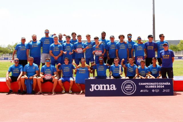 El UCAM Atletismo Cartagena celebra este lunes su ascenso a la primera categoría nacional