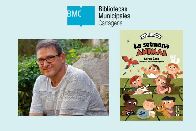 Carles Cano protagoniza esta semana los ´Encuentros con Autor´ en las bibliotecas de Cartagena